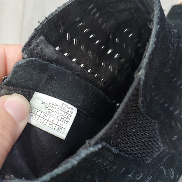 Toms Women Majorka Desert Peep Toe  Ankle Suede Heels Shoes sandals sz 10 - Picture 12 of 14